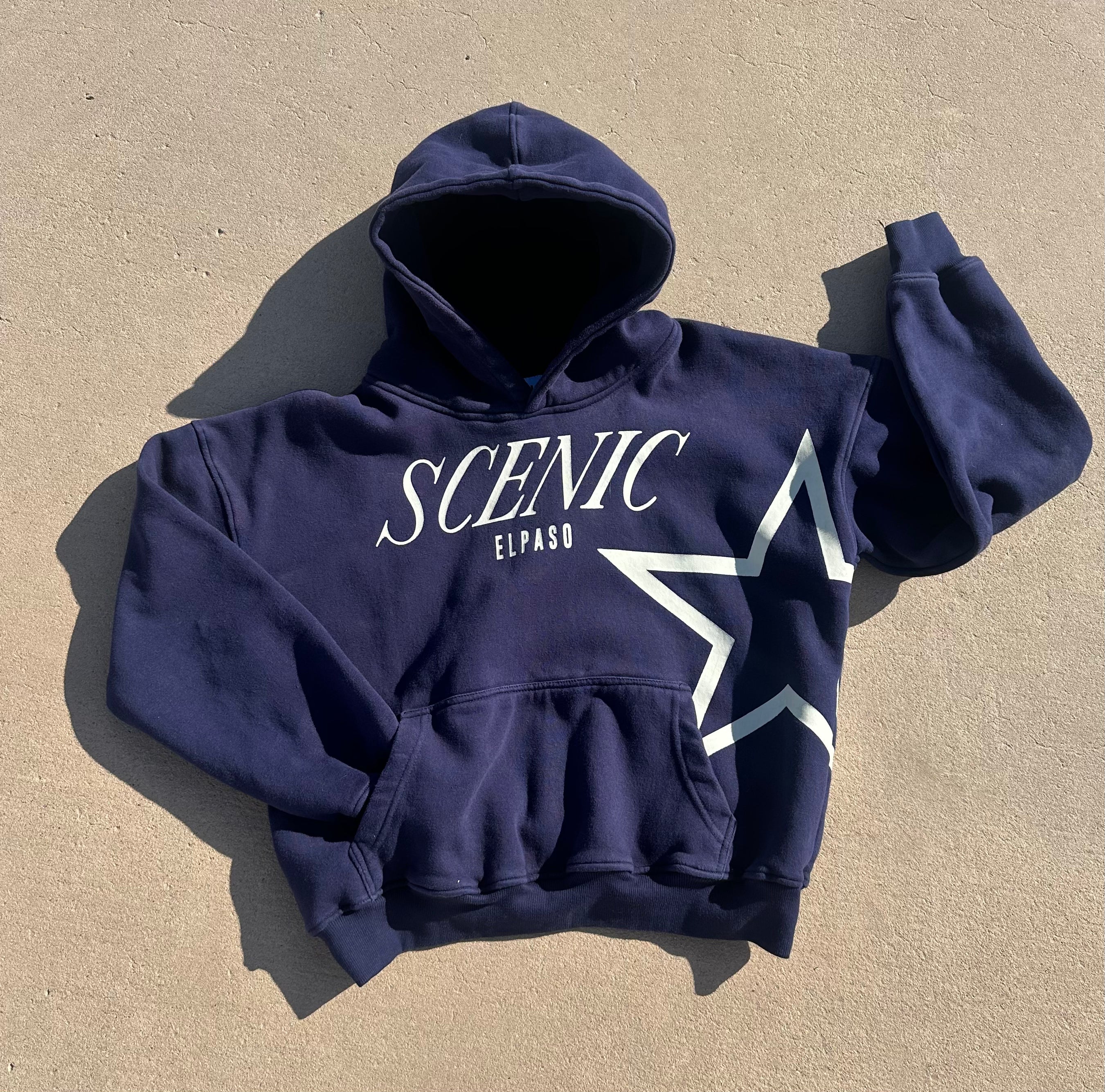 Scenic Navy Blue Hoodie