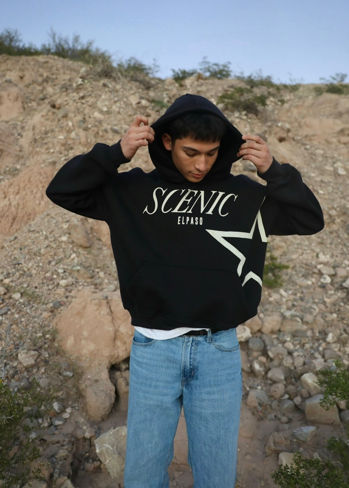 Scenic Black Hoodie
