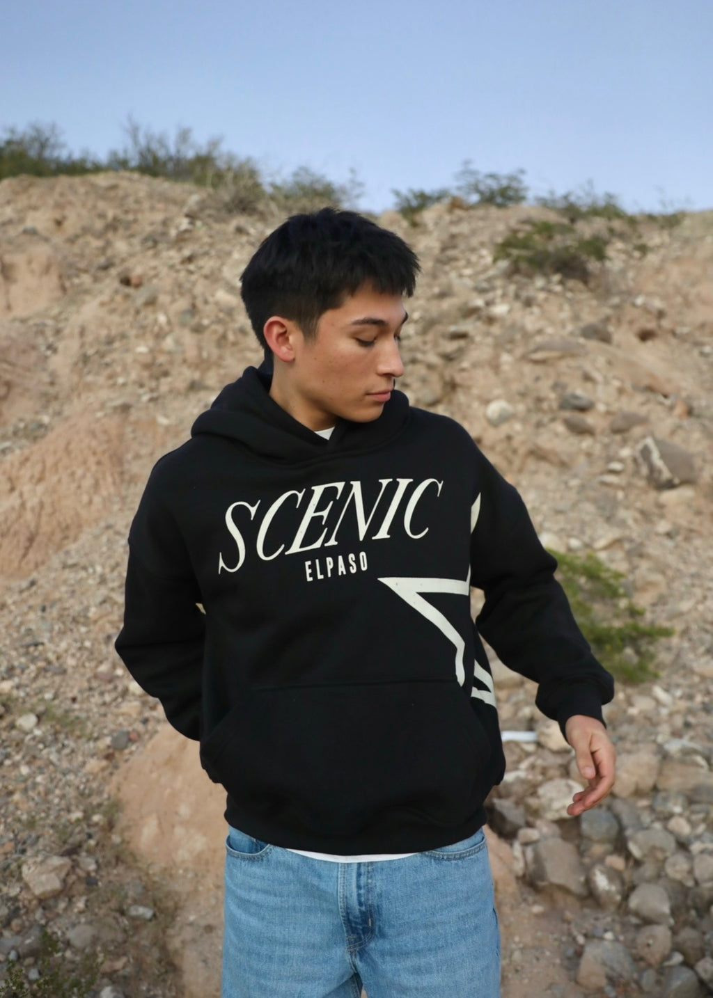 Scenic Black Hoodie