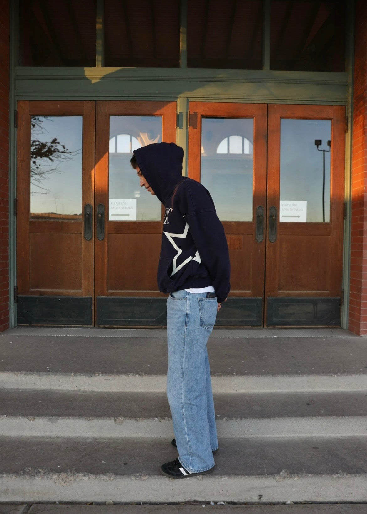 Scenic Navy Blue Hoodie